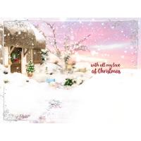 3D Holographic Beautiful Wife Me to You Bear Christmas Card Extra Image 1 Preview